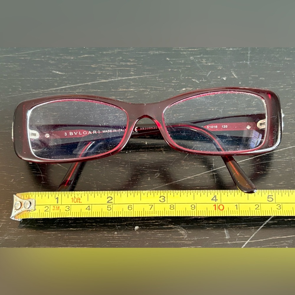 Women’s Bvlgari Red Prescription Glasses